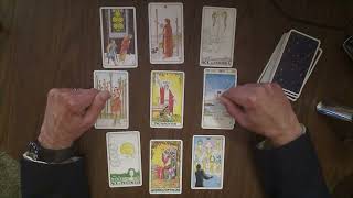 The 4 Keys Tarot Card Spread  Sample Tarot reading [upl. by Riatsila630]