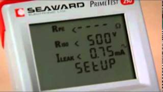 Seaward PrimeTest 250 PAT Tester  Product Demonstration [upl. by Quenby]