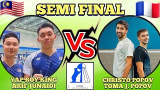 SF🇲🇾YAP ROY KINGARIF JUNAIDI 🆚️ 🇨🇵CHRISTO POPOVTOMA JUNIOR POPOV🔥‼️spainmaster2024 [upl. by Savadove]