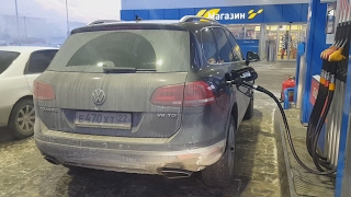 Расход Volkswagen Touareg V6 TDI 245 ps 2016гОбзор владельца ТуарегПроверки показателей компьютера [upl. by Annez]