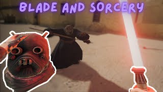 playing BLADE and SORCERY star wars mods [upl. by Ailil]