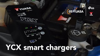 Yuasa YCX smart chargers and maintainers explained  GYTV [upl. by Oicinoid768]