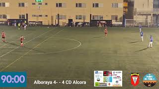 Alboraya UD  CD Alcora  segunda parte  jornada 17 lliga comunitat [upl. by Aurilia]