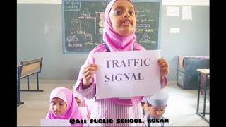 Traffic signal 🚦🚦🚦 Grade 2 sec A Ali public school kolar [upl. by Netneuq]