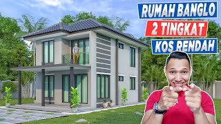 Design Rumah 2 Tingkat Kecil  3 Bilik 2 Bilik Air 20x32 Feet [upl. by Anitaf]