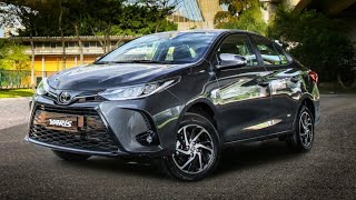 Toyota Yaris XLS sedan 2023  fast review  Vale a pena  motores e ação [upl. by Earissed]