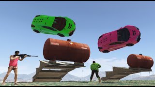 EPIC SNIPERS vs LOOPERS GTA 5 Online [upl. by Ellivnarg856]