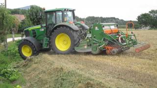 JOHN DEERE 6930  Amazone Ad 3000 [upl. by Hsotnas180]