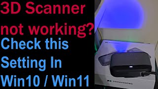 3D scanner not activating  turning on Check this setting 3DMakerPro Moose [upl. by Killian337]