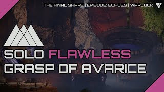 Destiny 2  Solo Flawless Grasp of Avarice on Prismatic Warlock  Episode Echoes [upl. by Ainevuol]