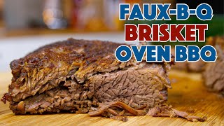 FauxBQ Brisket Oven Barbecue Brisket [upl. by Nylcaj]