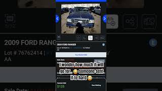 Ford ranger things ford ranger rangers fords edge 4x4 allwheeldrive offroad copart auction [upl. by Allemac749]