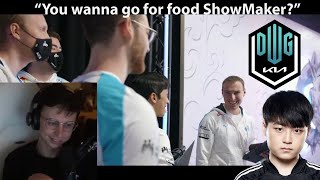 Caedrel Reacts To C9 Perkz Joking Around With ShowMaker And Damwon Players [upl. by Niwhsa104]