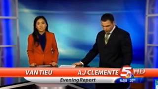 Bismarck KFYR News Anchor Accidentally Curses On Air [upl. by Levenson706]