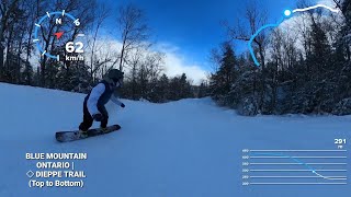 Blue Mountain Ontario  ◇ DIEPPE Trail Top to Bottom [upl. by Spencer]