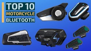 Top 10 Best Motorcycle Bluetooth Headsets in 2019  Motorcycle Communication Systems Intercom [upl. by Lipscomb]