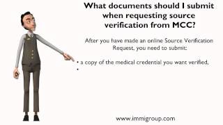 What documents should I submit when requesting source verification from MCC [upl. by Kucik]