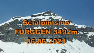 FURGGEN 3492m scialpinismo 06062021 [upl. by Eellek]