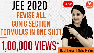 All Conic Sections Formulas in 1 Shot  JEE Mains 2020 Preparation  Vedantu [upl. by Metcalf]