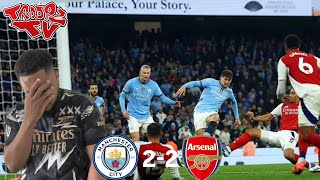 🤬 Man City 22 Arsenal  Troopz Match Reaction  DOKU DID THE SAME THING BUT NO YELLOW DISGUSTING [upl. by Combs376]