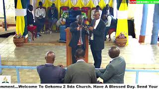 GEKOMU II SDA CHURCH Live Stream Holy communion Sabbath [upl. by Norved]