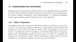 Interconnection Networks  Chapter 1  Classification of multiprocessors interconnection networks [upl. by Zampino361]