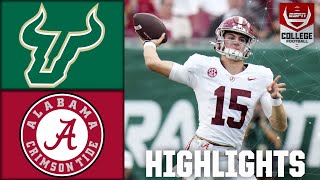 Alabama Crimson Tide vs South Florida Bulls  Full Game Highlights [upl. by Cadmar409]