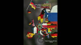 Do I Prefer Germany Or Your Country  romania germany europe mapping mapper viral fyptrend [upl. by Smaj883]