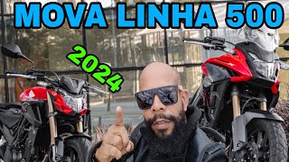 Oficial CB 500f e 500x São Atualizadas 2024 [upl. by Aitnecserc910]