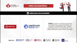 CENTRUM PUCP PRESENTA SUS MAESTRÍAS ESPECIALIZADAS [upl. by Tiff]