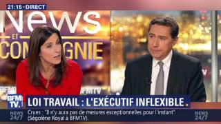 Nathalie Arthaud sur BFMTV au sujet de la mobilisation contre la loi travail 31 mai 2016 [upl. by Tarrah600]