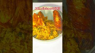 This particular palm oil rice is the best Recipe will be dropping soon on my channel shorts [upl. by Sadonia]