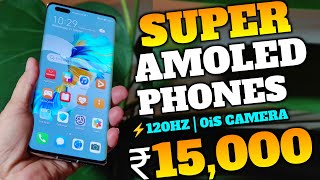 Top 4 Super Amoled Display Phone Under 15000 in 2024  120HZ  5G Phone Under 15000 [upl. by Nohsram]