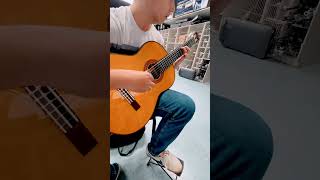 Farmersville High School student working on Heitor VillaLobos solo classicalguitar guitar [upl. by Ibbed278]