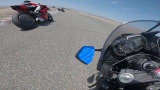 Another Session from my First Track Day Ever  Buttonwillow B Group ZX6R [upl. by Heddy]