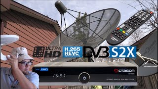 OCTAGON SF8008 4K UHD E2 DVBS2X Satellite Receiver With E2 Linux OS [upl. by Anerom965]