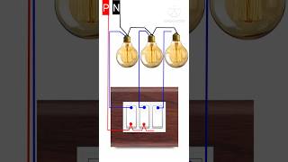 3 Gang Switch Wiring electricalwiringshortsshortsfeedelectricalengineeringyoutubeshorts remix [upl. by Enail]