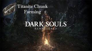 Dark Souls Remastered  Titanite Chunk farming  New Londo Ruins [upl. by Neddie]