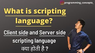 What is scripting language  what is client side and server side scripting languages kya hoti hai [upl. by Asirak439]