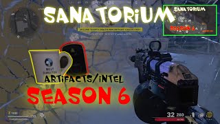 SEASON 6 OUTBREAK SANATORIUM INTEL amp ARTIFACTS SEASON 6 OUTBREAK COLD WAR ZOMBIES [upl. by Yruj]