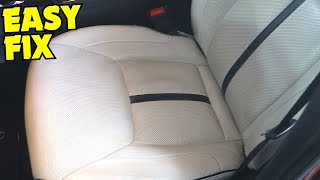 How to Fix Cracked Leather Car Seats With Shoe Polish [upl. by Laverne227]