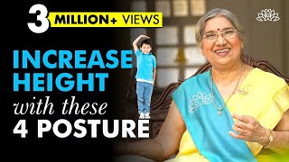 5 Asanas to Increase Height Naturally  Yoga Asanas for Height Growth [upl. by Sparke]