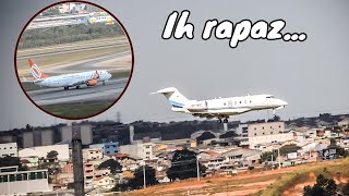 AVIÃO DA GOL QUERIA MAIS PISTA AEROPORTO DE GUARULHOS [upl. by Yleak399]