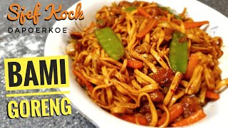 Bami Goreng Maken  Bami Goreng Recept  Mie Goreng  Fried Noodles  Indische Keuken [upl. by Clyte]