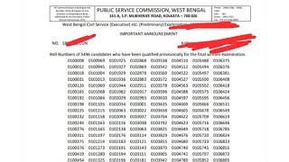 WBCS Prelims Result 2024  Download  Cutoff Marks [upl. by Gagne]