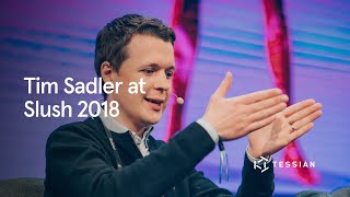 Tim Sadler CoFounder and CEO Tessian speaking at Slush 2018  Tessian Events [upl. by Hannahs]