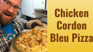 How to make a Chicken Cordon Bleu Pizza [upl. by Guillaume975]