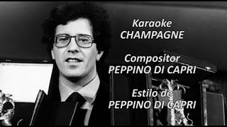 Mi Karaoke  Champagne  Peppino Di Capri 2 [upl. by Tnert112]