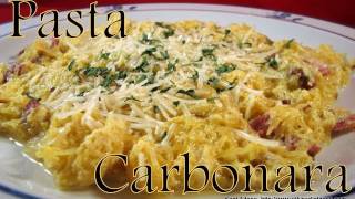 Atkins Diet Low Carb Pasta Carbonara IF [upl. by Nanyt]