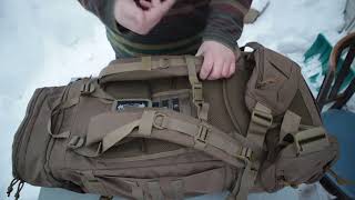 Budget Camping Backpack  Mardingtop 75L Molle Hiking Pack [upl. by Pendleton648]